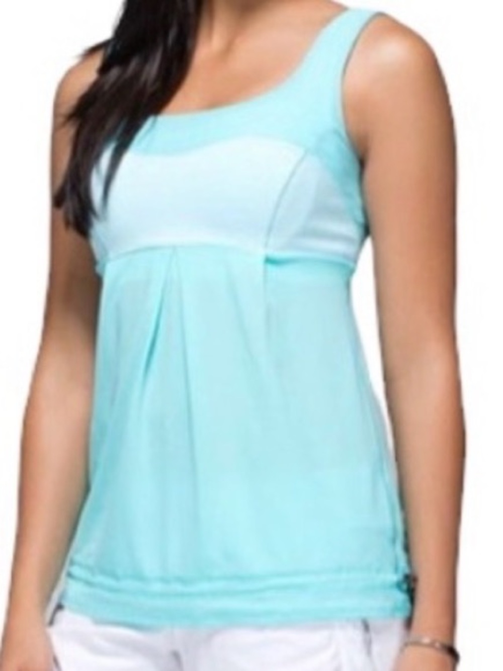 👛 LULULEMON Babydoll Elevate Tank  Tonka Stripe Angel Blue White